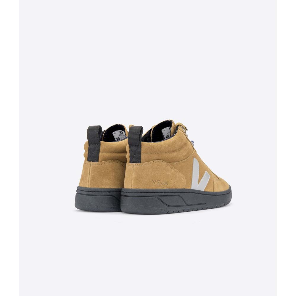 Brown Men's Veja RORAIMA SUEDE High Tops | AU 110UZG